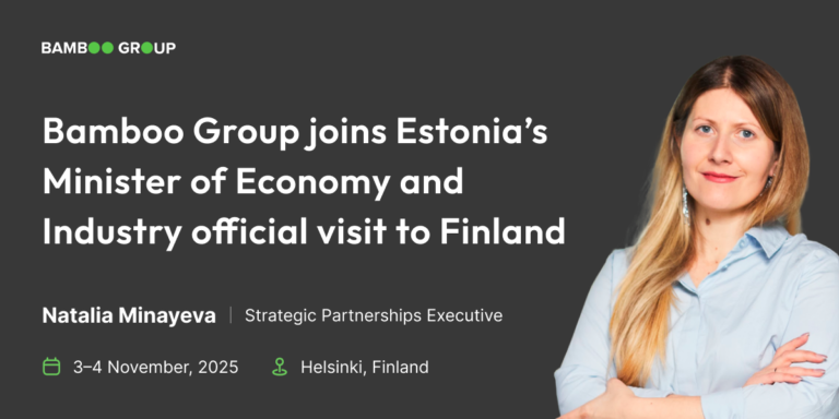 Bamboo Group and Minister of Economy visit to Finland