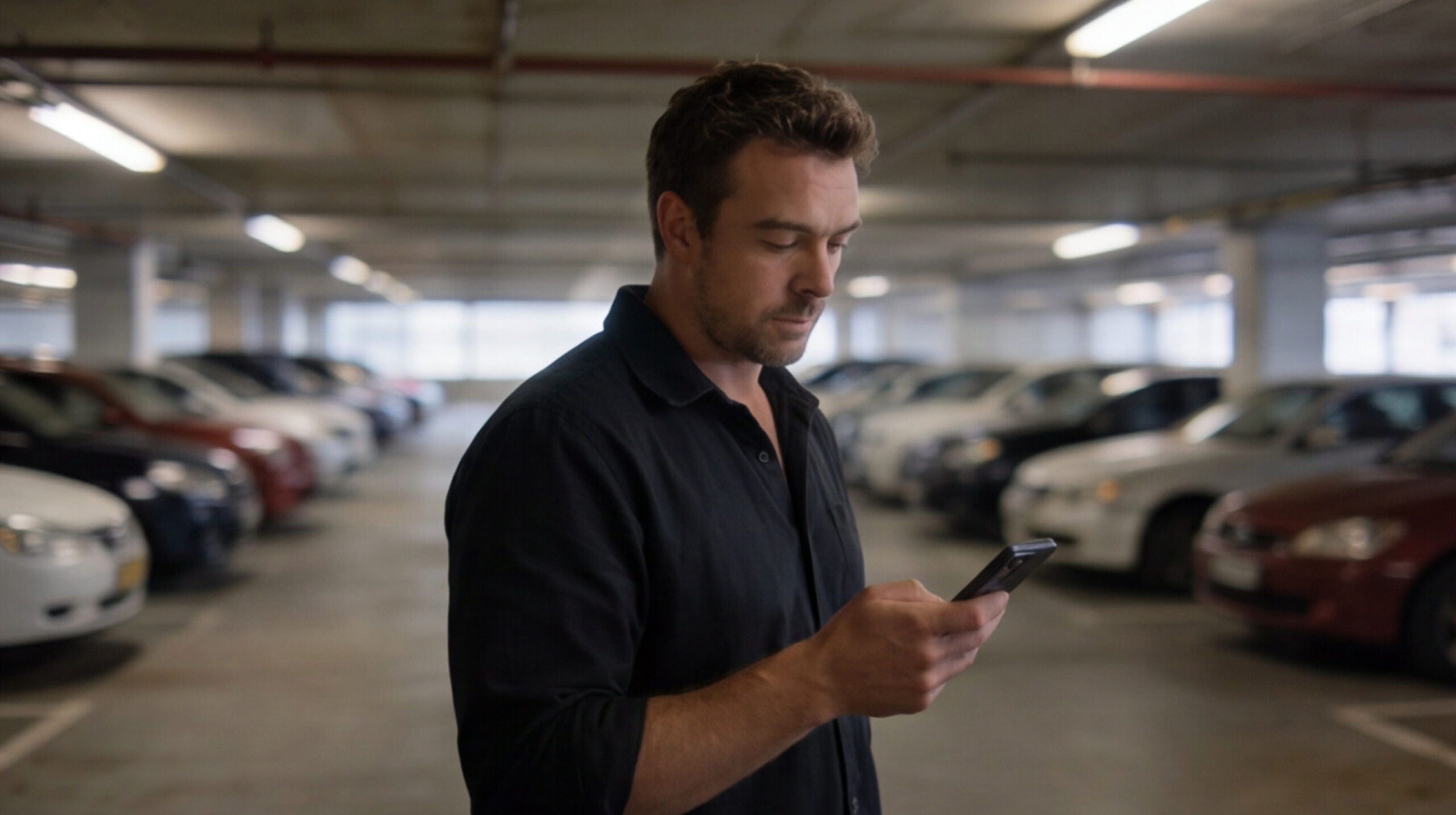 driver at the parking